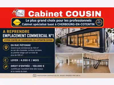 DAB local 300m² empl N°1 à Cherbourg-en-cotentin