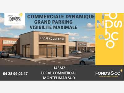 DAB local commercial 145m² zone Montélimar Sud