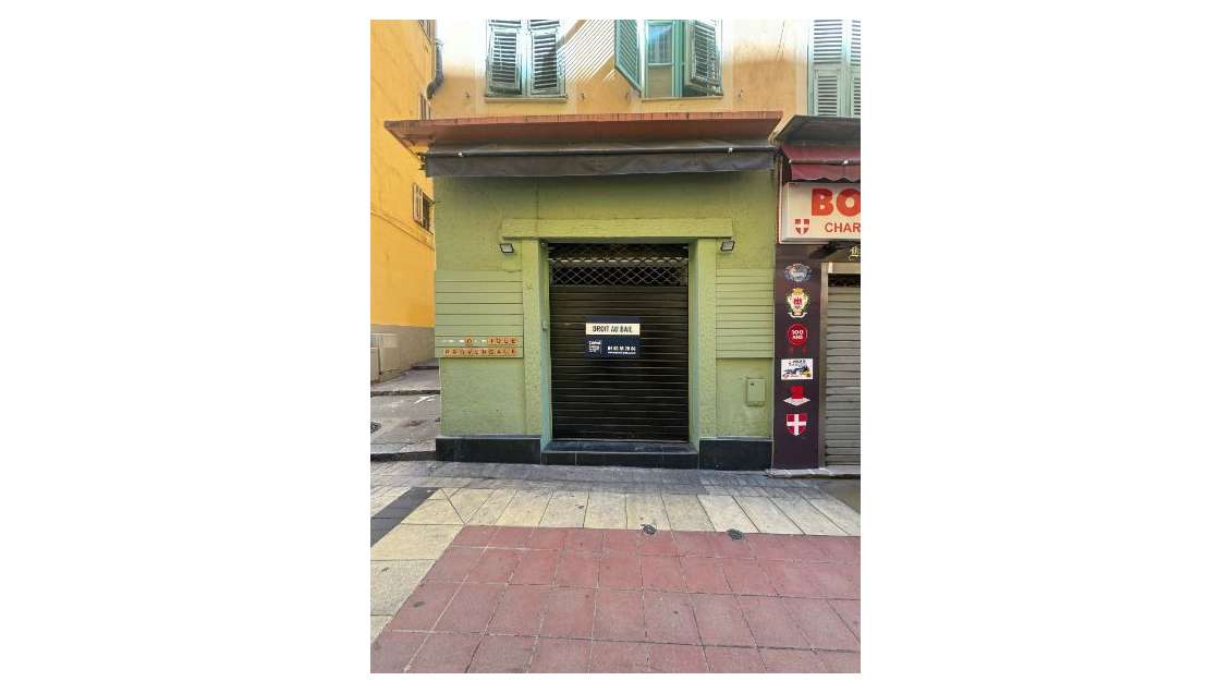 vente droit au bail commercial 28m² Vieux Nice