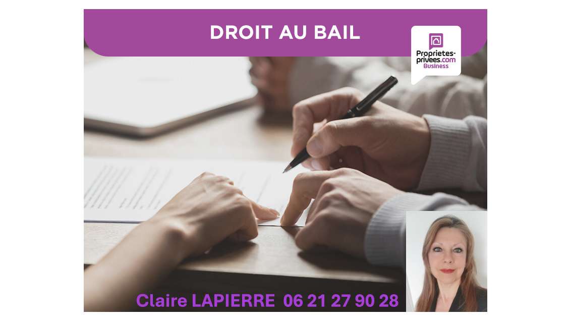 Cession droit au bail 130m² Rennes bel emplacement