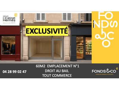 Cession droit au bail Locaux commerciaux - Boutiques à Romans-sur-Isère