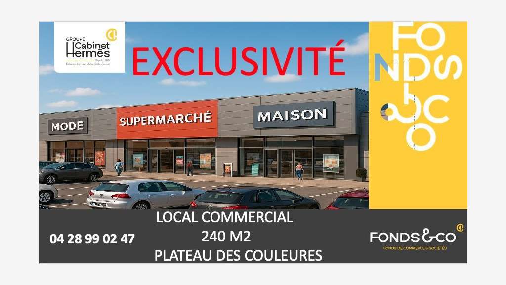 DAB local 240m² zone des Couleures Valence