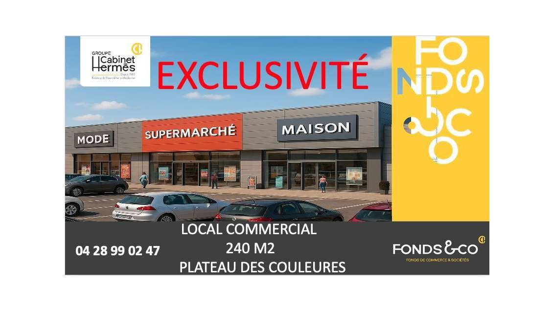 DAB local 240m² zone des Couleures Valence