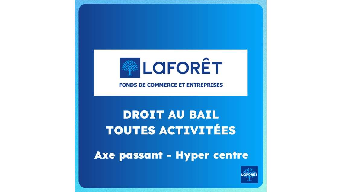 A vendre droit au bail 45m² empl N°1 Gujan-Mestras