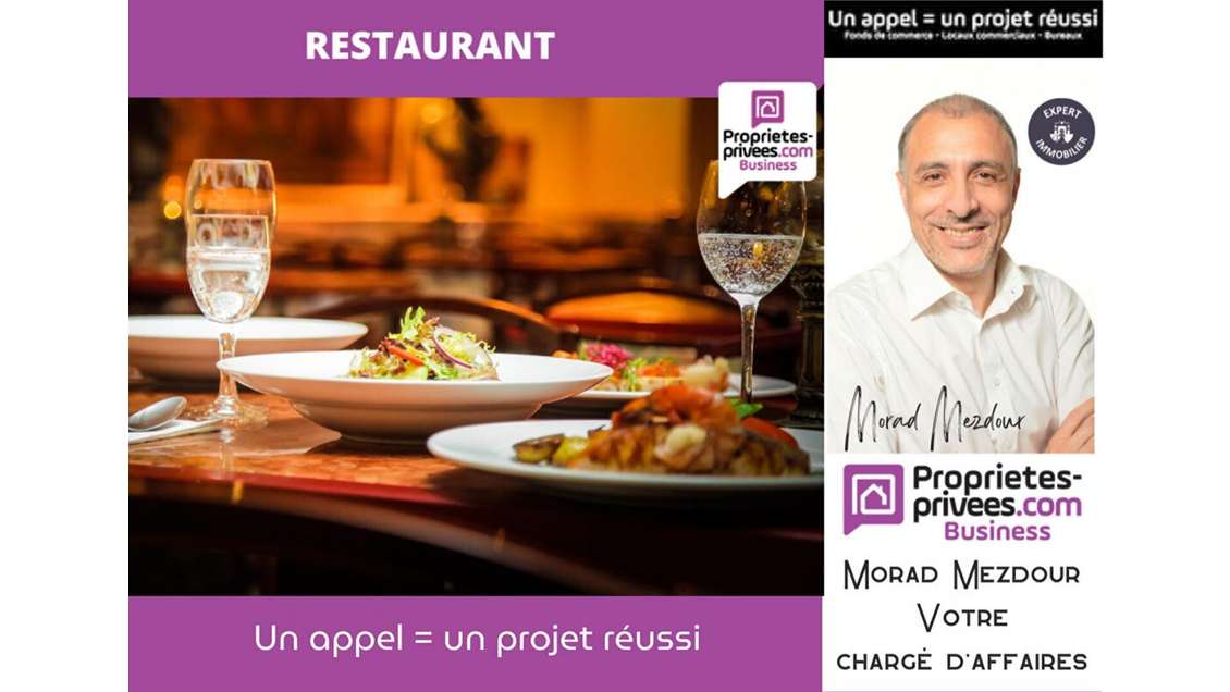 DAB restaurant avec terrasse 80m² à Roubaix