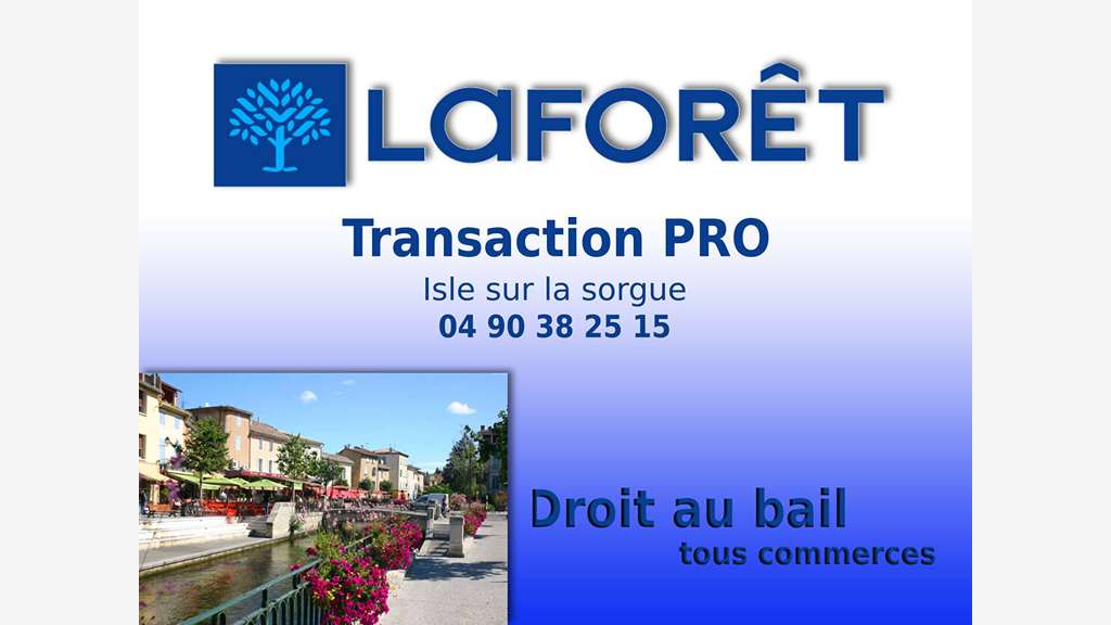 DAB local commercial 37m² à L'Isle-sur-la-Sorgue