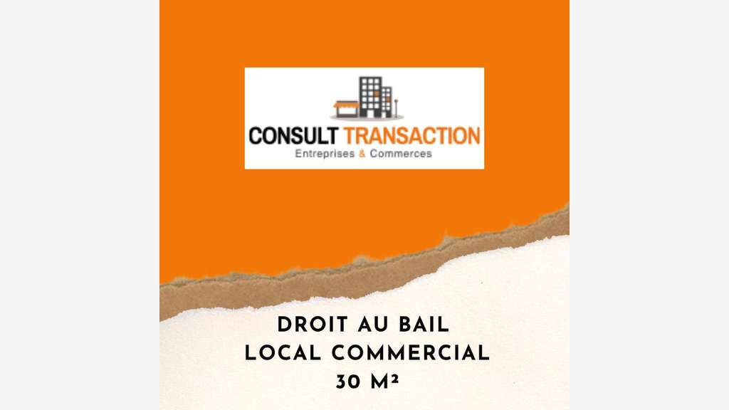 Location avec DAB 30m² rue commerçante sur Pornic