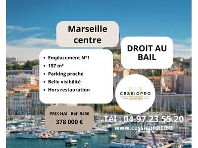 Cession droit au bail Locaux commerciaux - Boutiques à Marseille 1er