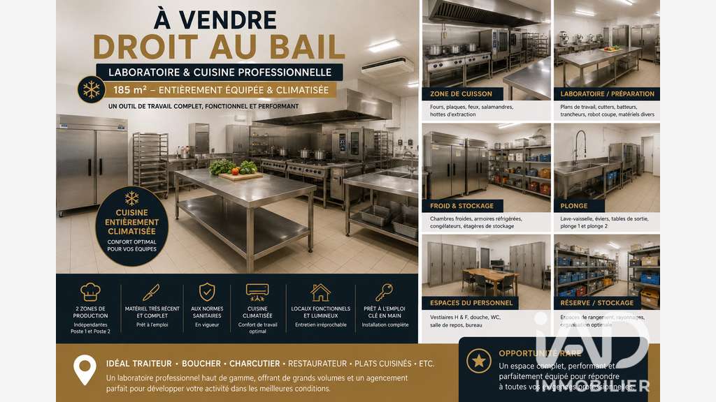 DAB laboratoire cuisine 185m² à Castanet-Tolosan