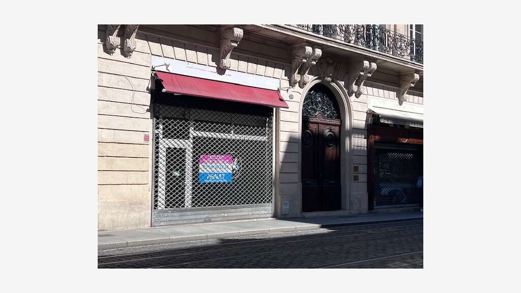 A louer local 70m² Bordeaux Cours Alsace Lorraine