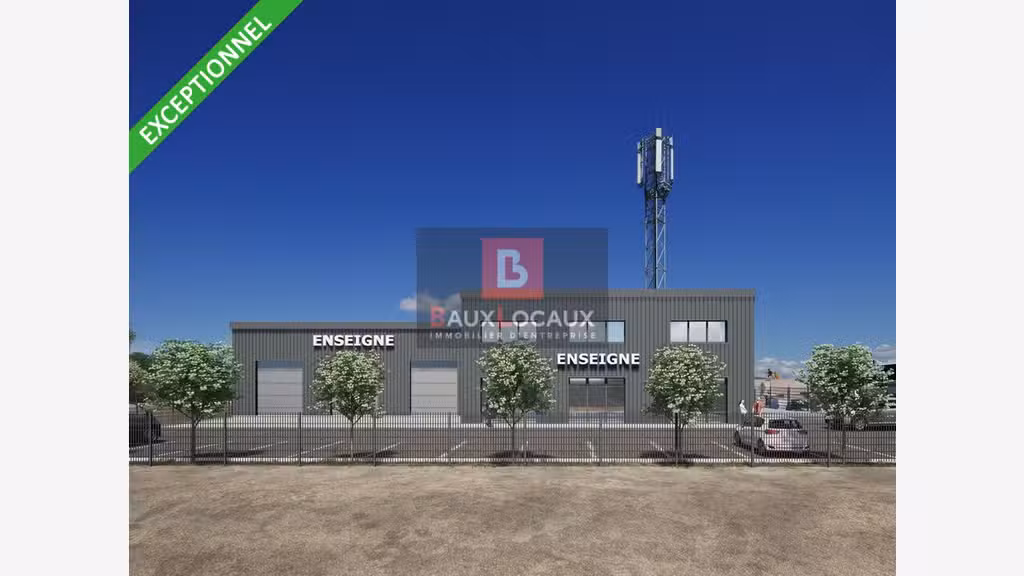 Bâtiment d'activité neuf 670m² à louer Fos-sur-Mer