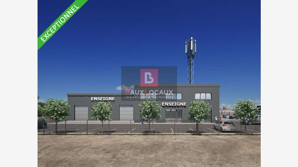 Bâtiment d'activité neuf 670m² à louer Fos-sur-Mer