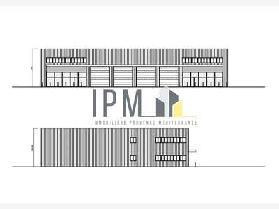 A louer bâtiment industriel 600m² Gardanne ZI Avon