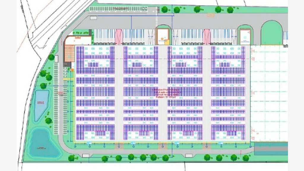 Bâtiment à partir de 12 000m² à louer à Nanteuil