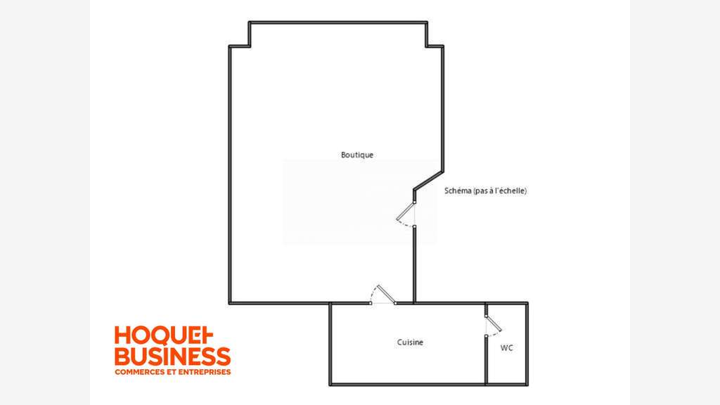 A louer boutique rénovée 35m² à Asnières sur Seine