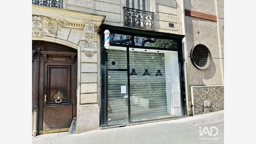 A louer boutique 21m² à Paris bd Saint Marcel