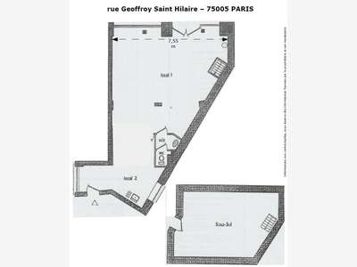 Location boutique prox Jardin des Plantes 75005
