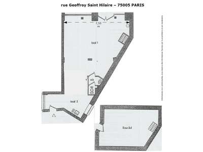 Location Locaux commerciaux - Boutiques à Paris 5e