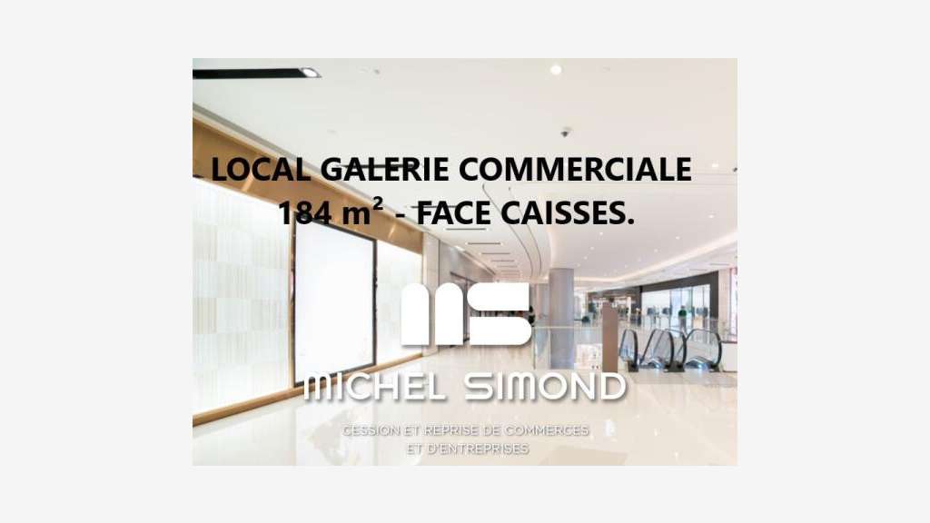 A louer local commercial 184m² à Perpignan Sud-Est