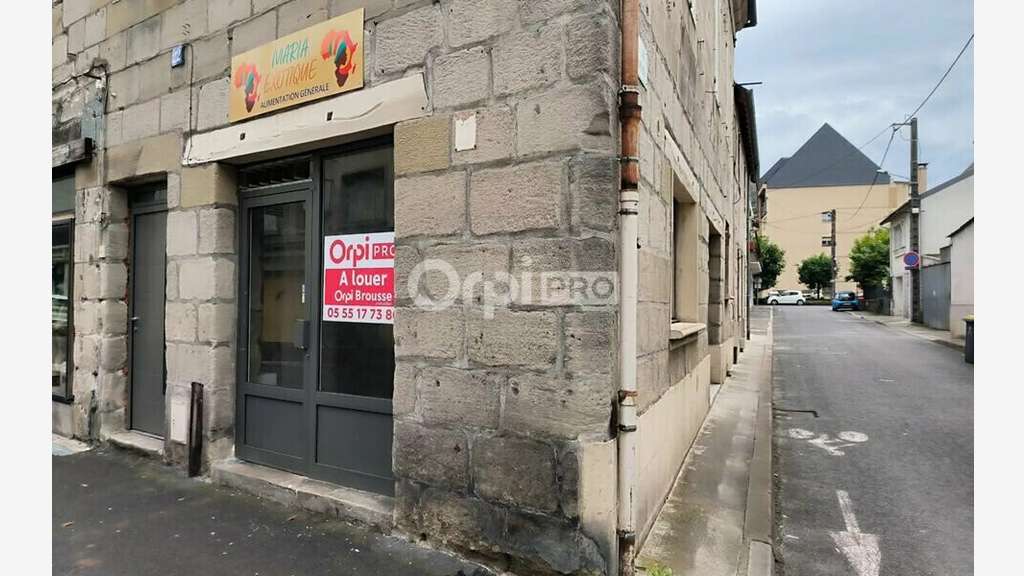 A louer local commercial 30m² à Brive-la-Gaillarde