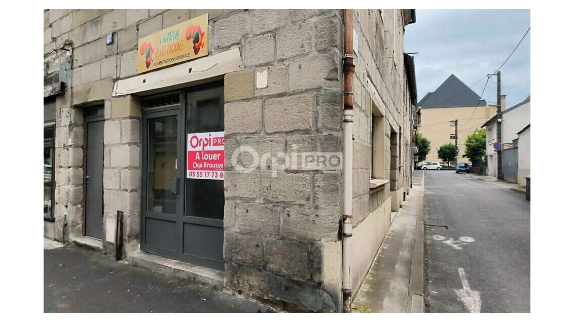 A louer local commercial 30m² à Brive-la-Gaillarde