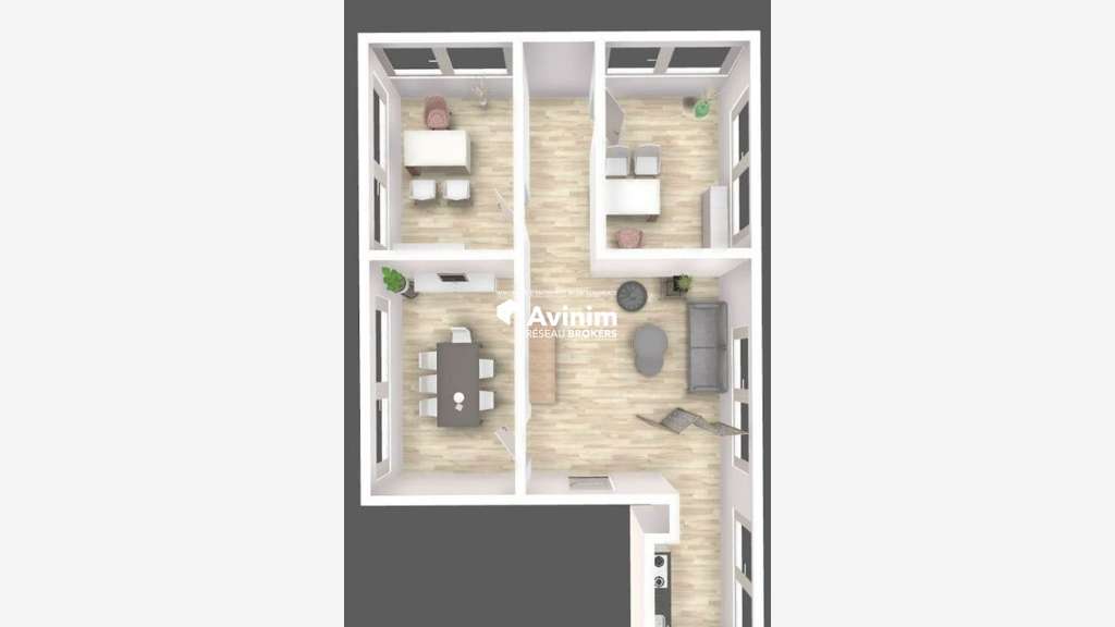A louer bureaux 10m² zone commerciale Claira