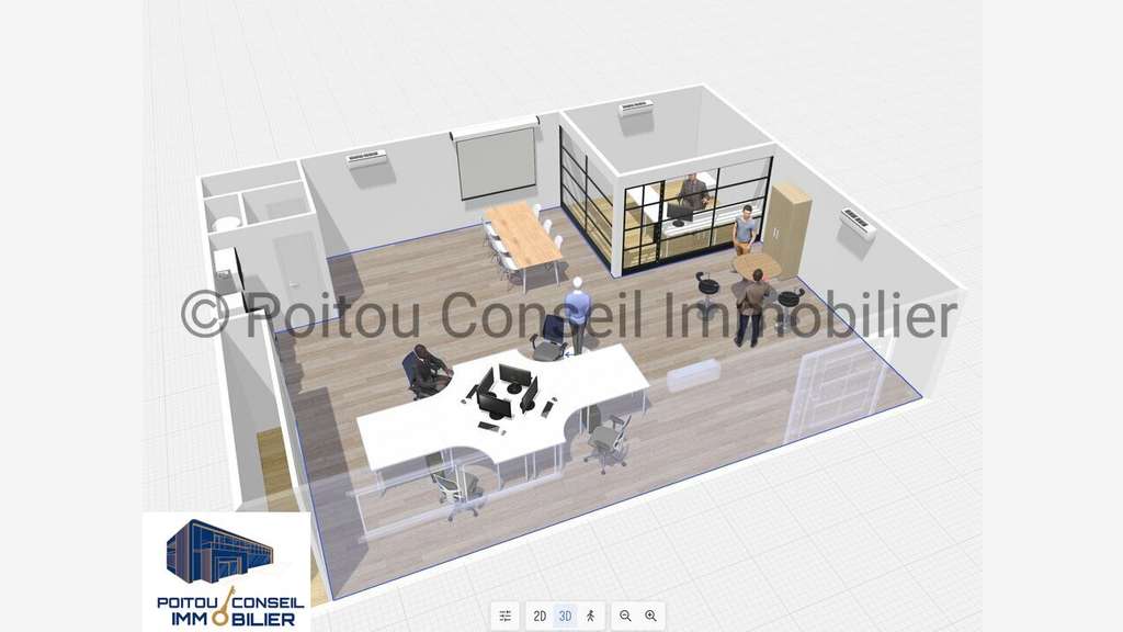 LOCAL COMMERCIAL NEUF LA CRECHE 95m2