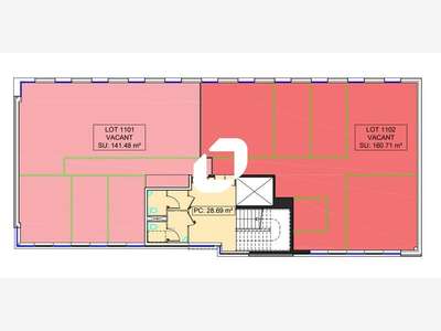 A louer Bureaux 333m² Loos