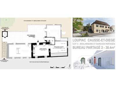 Location Bureaux à Causse-et-Diège