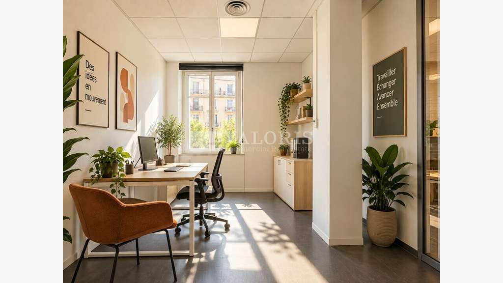 Bureaux lumineux dès 295 m² à louer à Lyon 6e