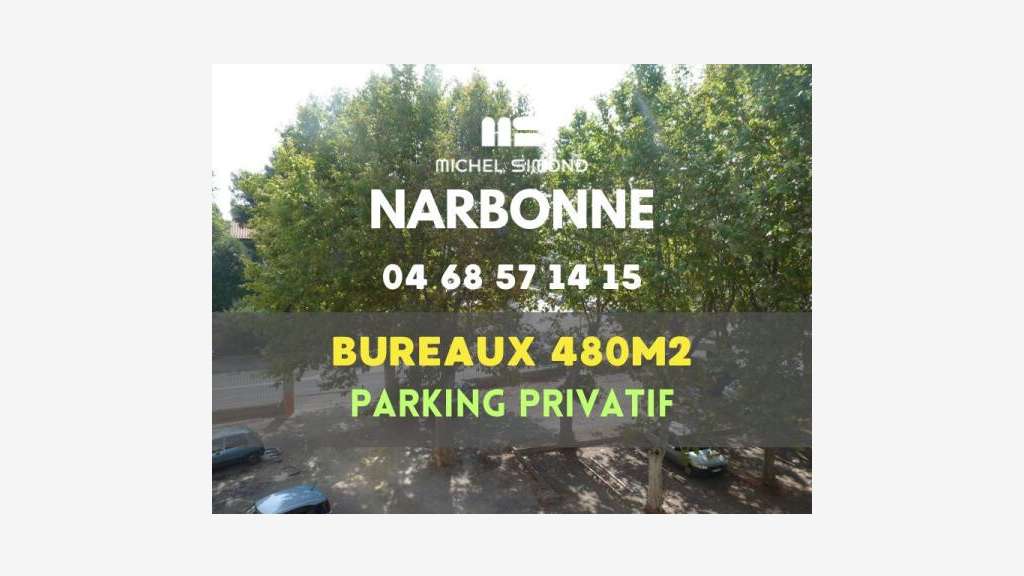 A louer grands bureaux en centre ville Narbonne