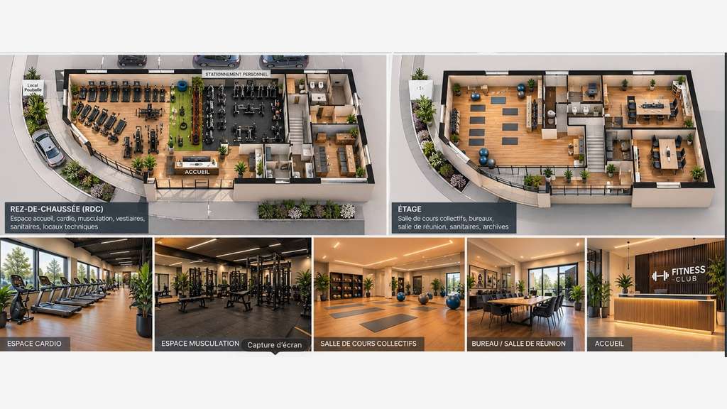 Loue local idéal salle sport 550m² à Saint Cyprien