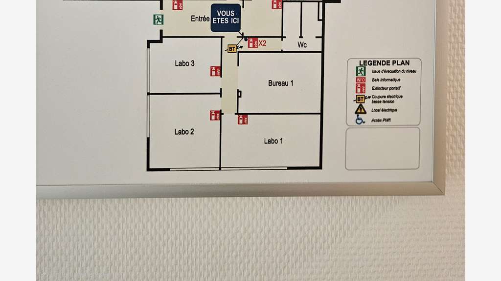 A louer bureaux de 71.50m² à Sainte Luce Sur Loire