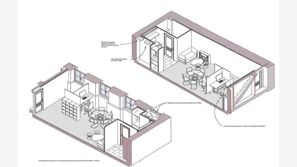 A louer bureaux de 37m² à Toulouse centre ville