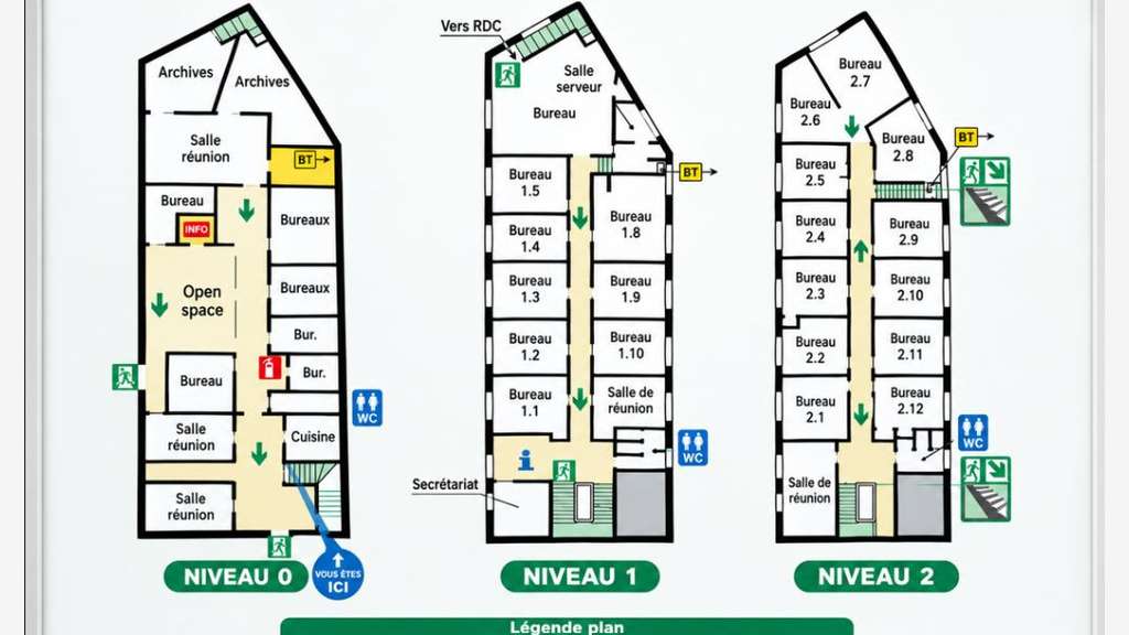 Bureaux à louer 930m² centre-ville de Valence