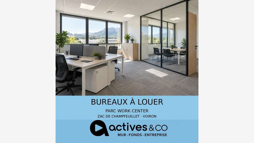 Bureaux à louer 67m² à Voiron, Champfeuillet