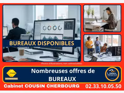 A louer bureaux de 100m² à Cherbourg-en-Cotentin