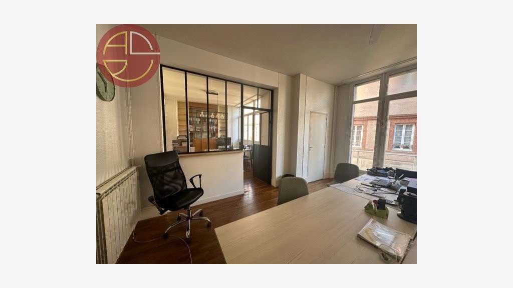 Loue bureaux de 130m² à Toulouse centre Grand Rond