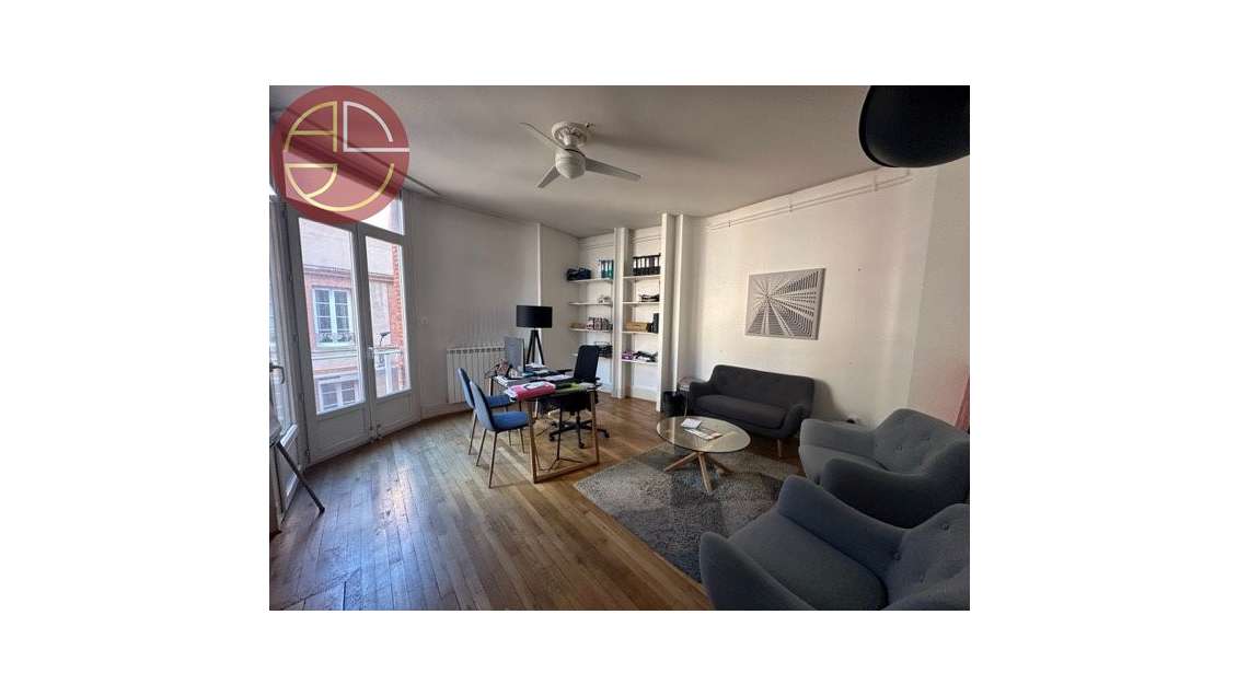 Loue bureaux de 130m² à Toulouse centre Grand Rond