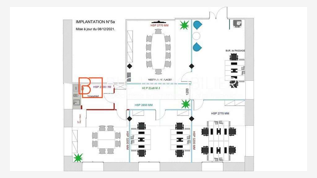 Loue bureaux de 143m² à Marseille 2 La Joliette