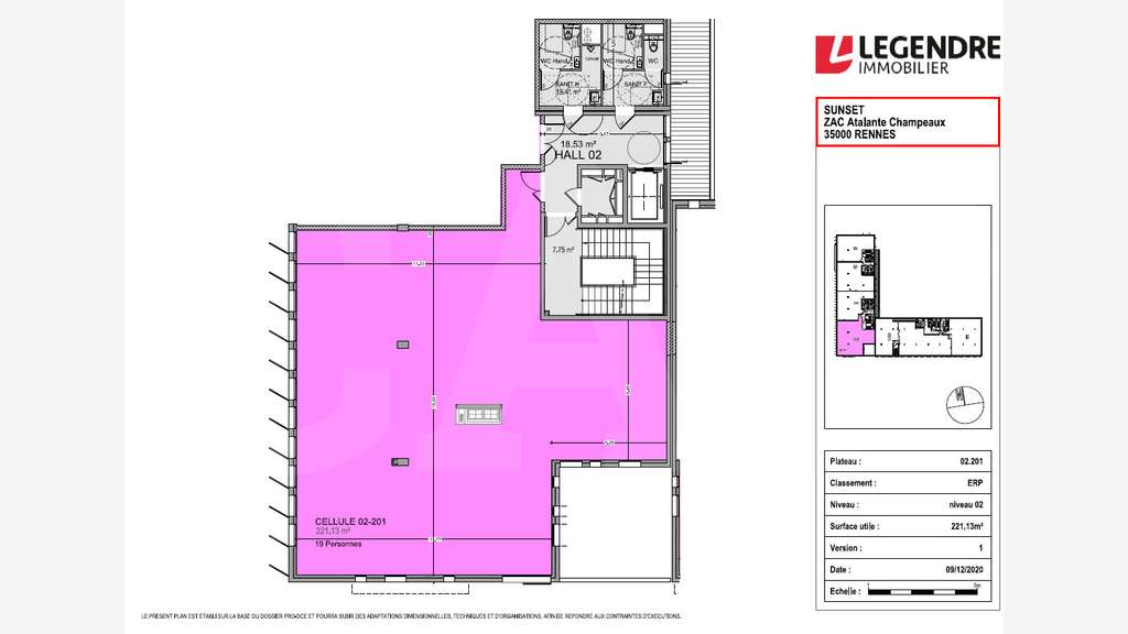 Bureaux de 245m² avec parkings à louer à Rennes