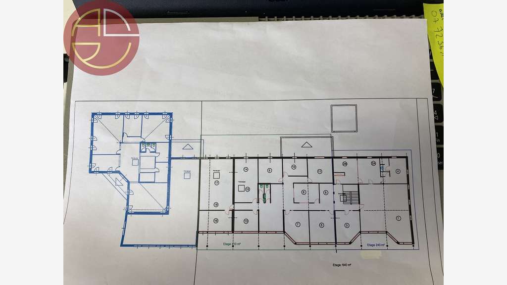 Loue bureaux de 480m² sur 2 niveaux Tournefeuille