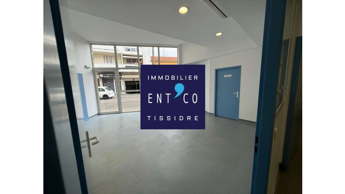 A louer local commercial 186m² à Agen Palissy