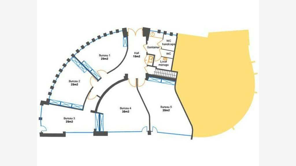 Bureaux à partir de 25m² à louer à Alençon (61)