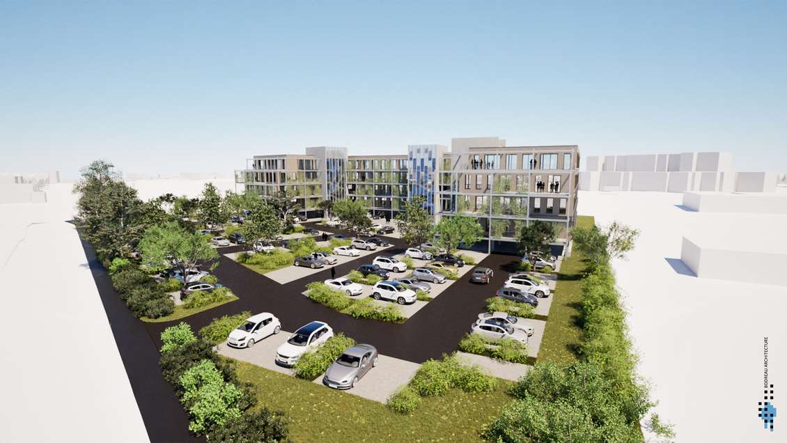 Bureaux neufs 309m² à louer à Angers Sud