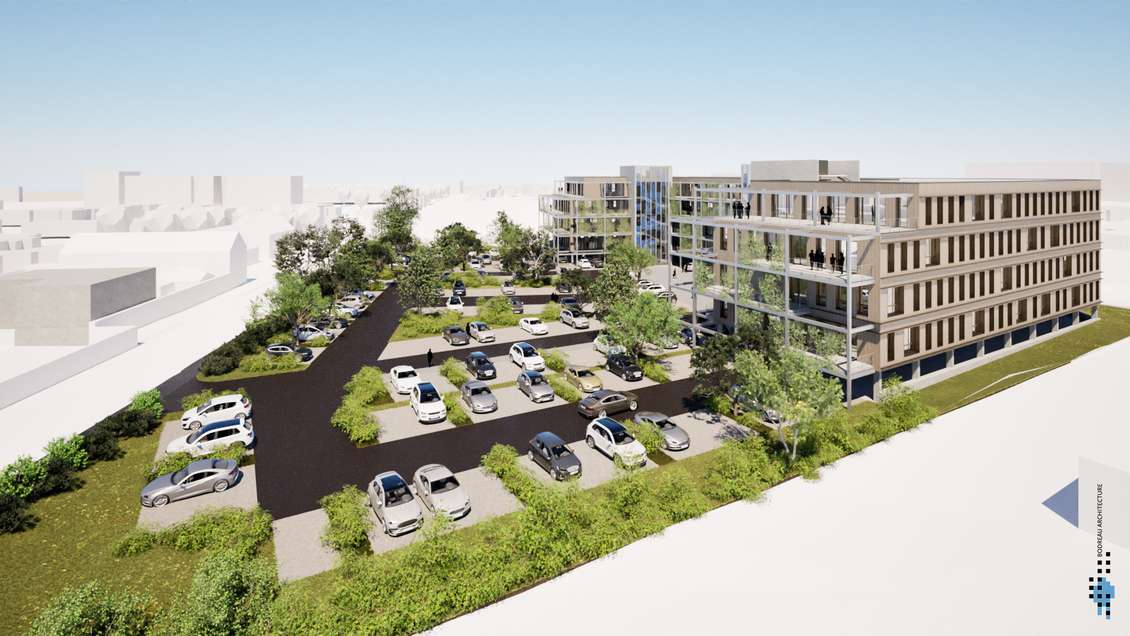 Bureaux neufs 351m² à louer à Angers Sud