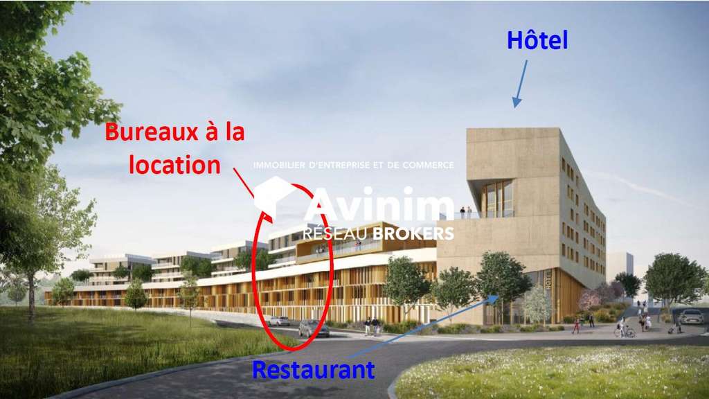 Bureaux neufs à Annecy-Pringy : 2513m² divisibles
