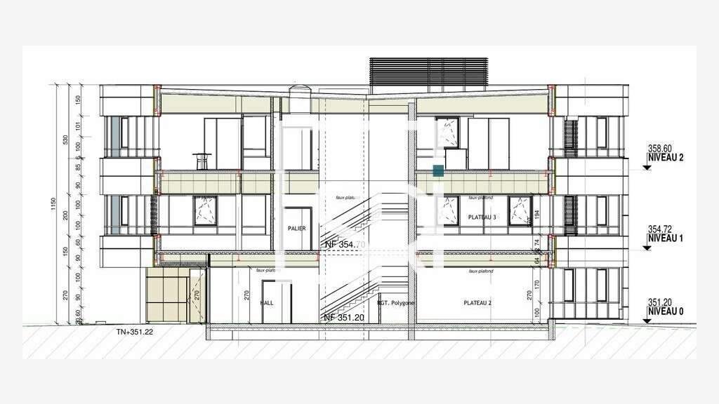 Bureaux 80m² à louer empl N°1 à Aubière La Pardieu