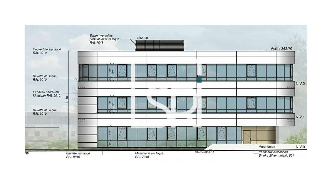 Bureaux 163m² à louer ZAC La Pardieu à Aubière