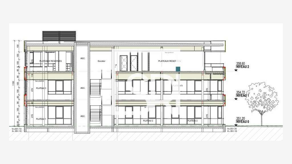 Bureaux 163m² à louer ZAC La Pardieu à Aubière